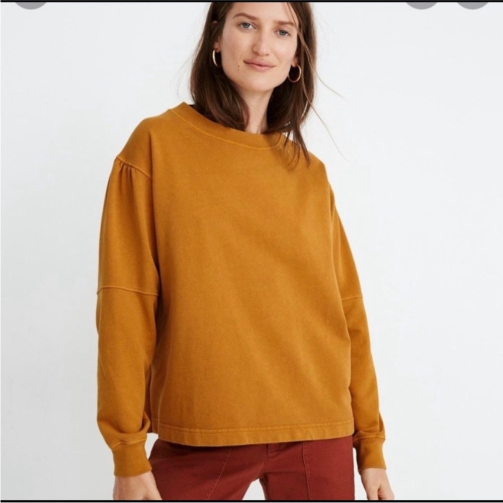 Madewell Rivet & Thread balloon sleeve sweatshirt size medium